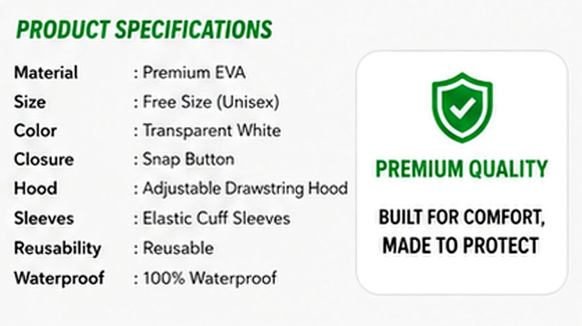 StormShield™ Premium Waterproof Raincoat🌧️