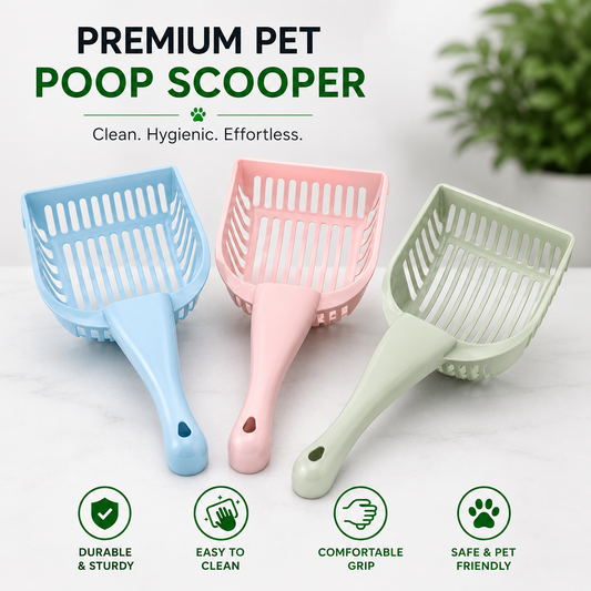 GETTARUS Premium Pet Poop Scooper (Multicolor, Pack of 3)