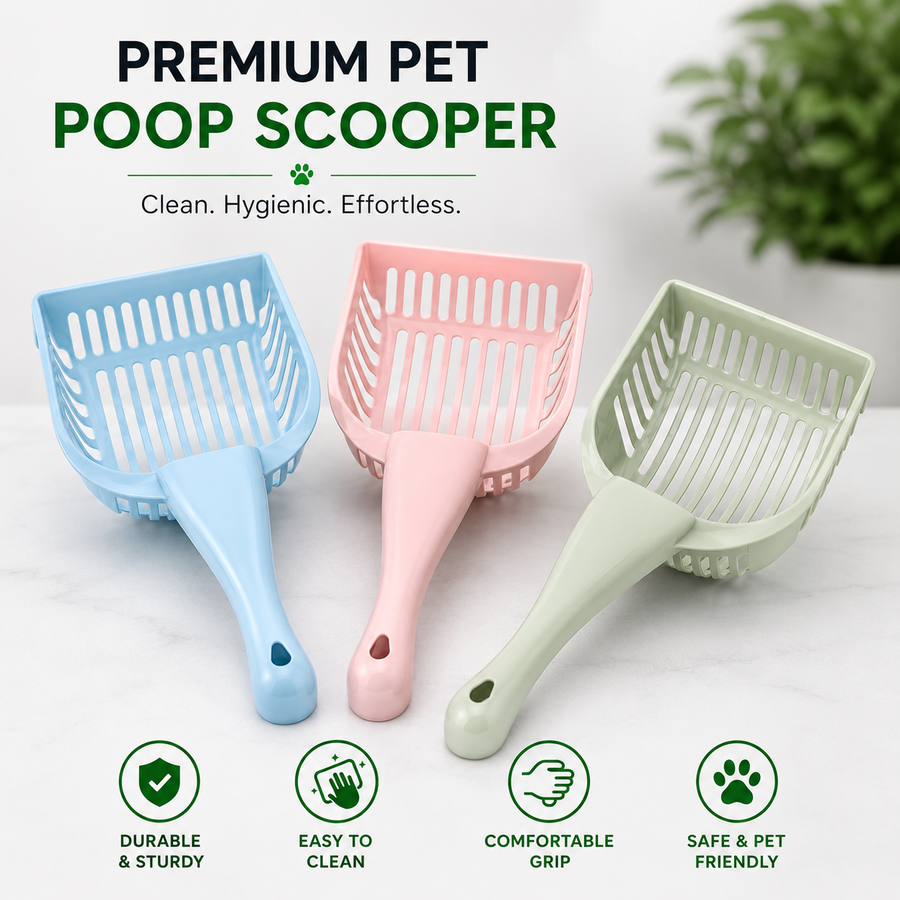 GETTARUS Premium Pet Poop Scooper (Multicolor, Pack of 3)