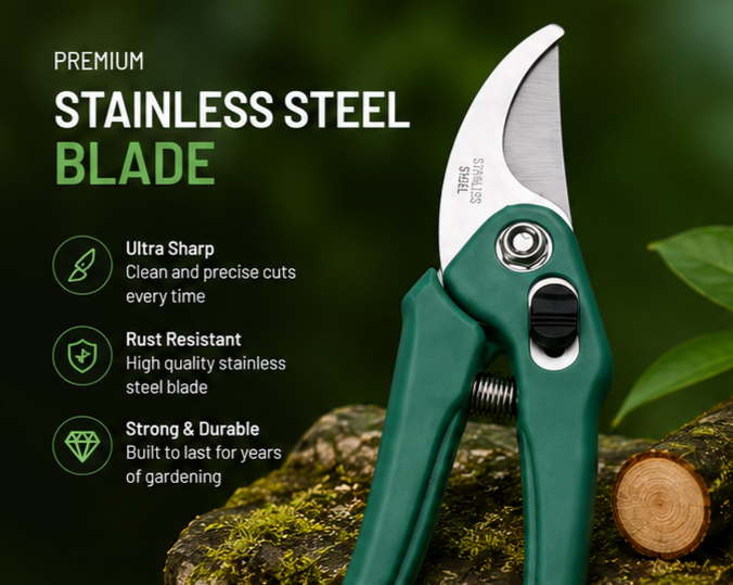 GETTARUS™ Stainless Steel Garden Pruning Scissors