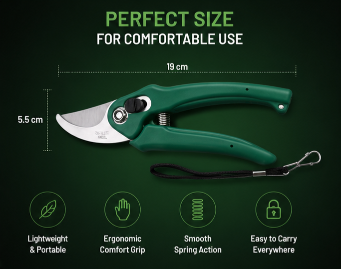 GETTARUS™ Stainless Steel Garden Pruning Scissors