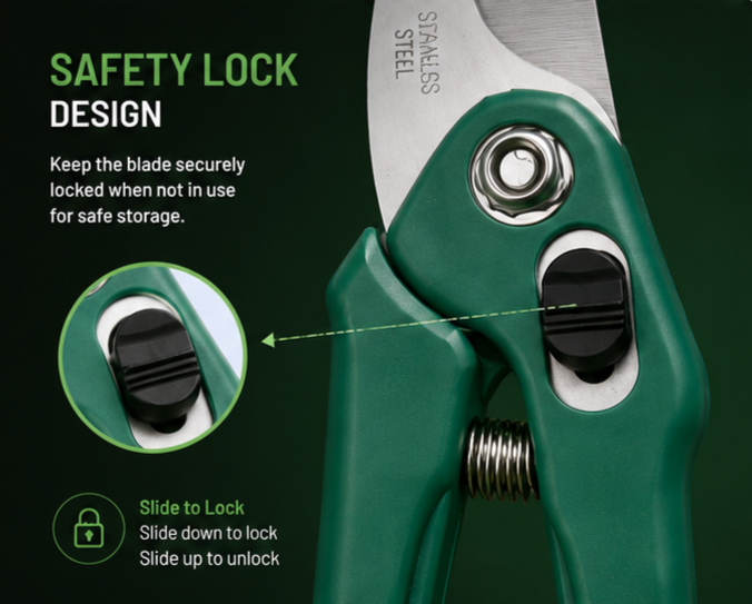 GETTARUS™ Stainless Steel Garden Pruning Scissors