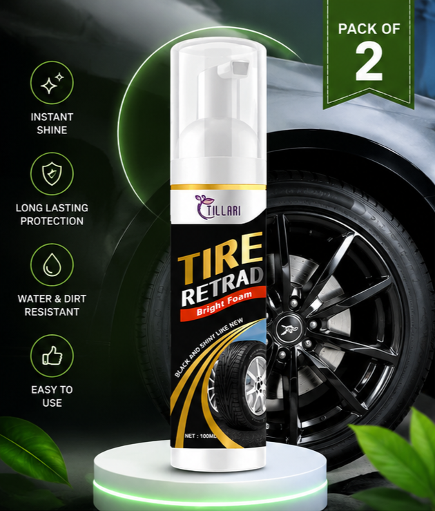 TireRetrad™ Tire Shine Foam (Pack of 2)