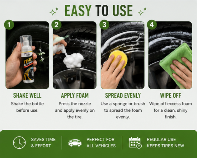 TireRetrad™ Tire Shine Foam (Pack of 2)