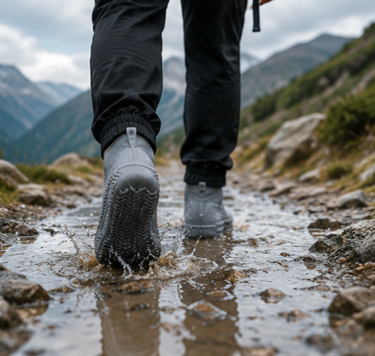 DryStep™ Waterproof Silicone Shoe Covers