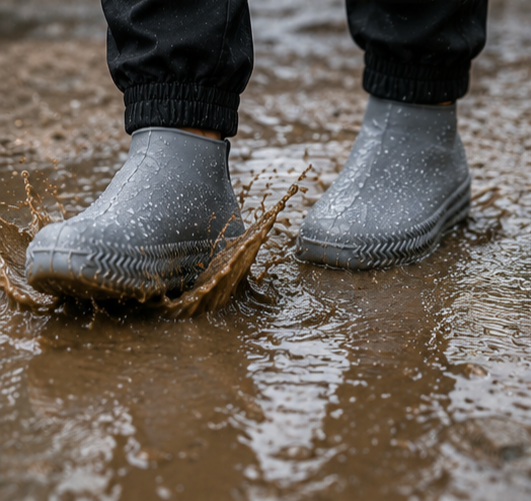 DryStep™ Waterproof Silicone Shoe Covers