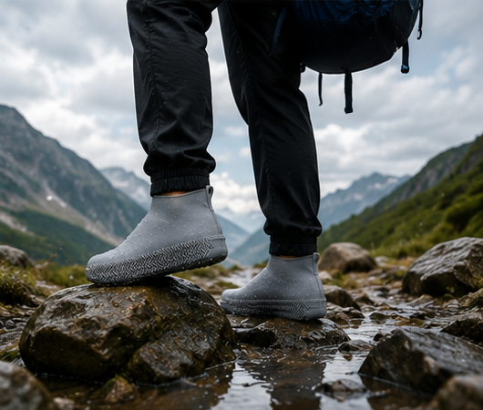 DryStep™ Waterproof Silicone Shoe Covers