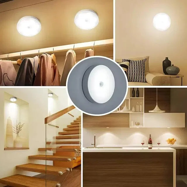 Motion Sensor Rechargeable LED Lights (Pack of 2)