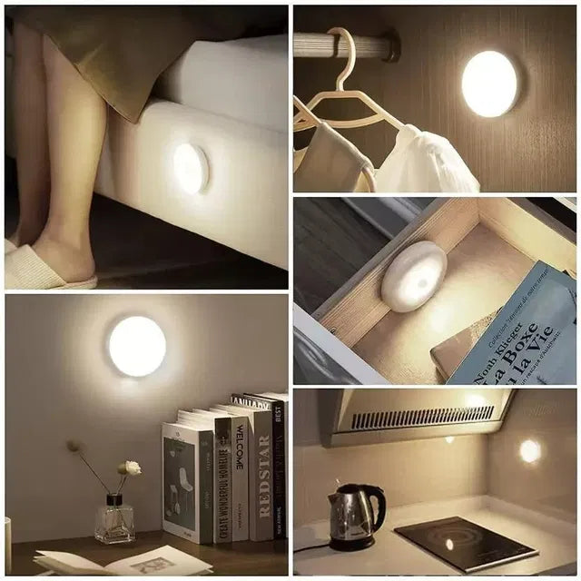 Motion Sensor Rechargeable LED Lights (Pack of 2)