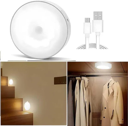 Motion Sensor Rechargeable LED Lights (Pack of 2)
